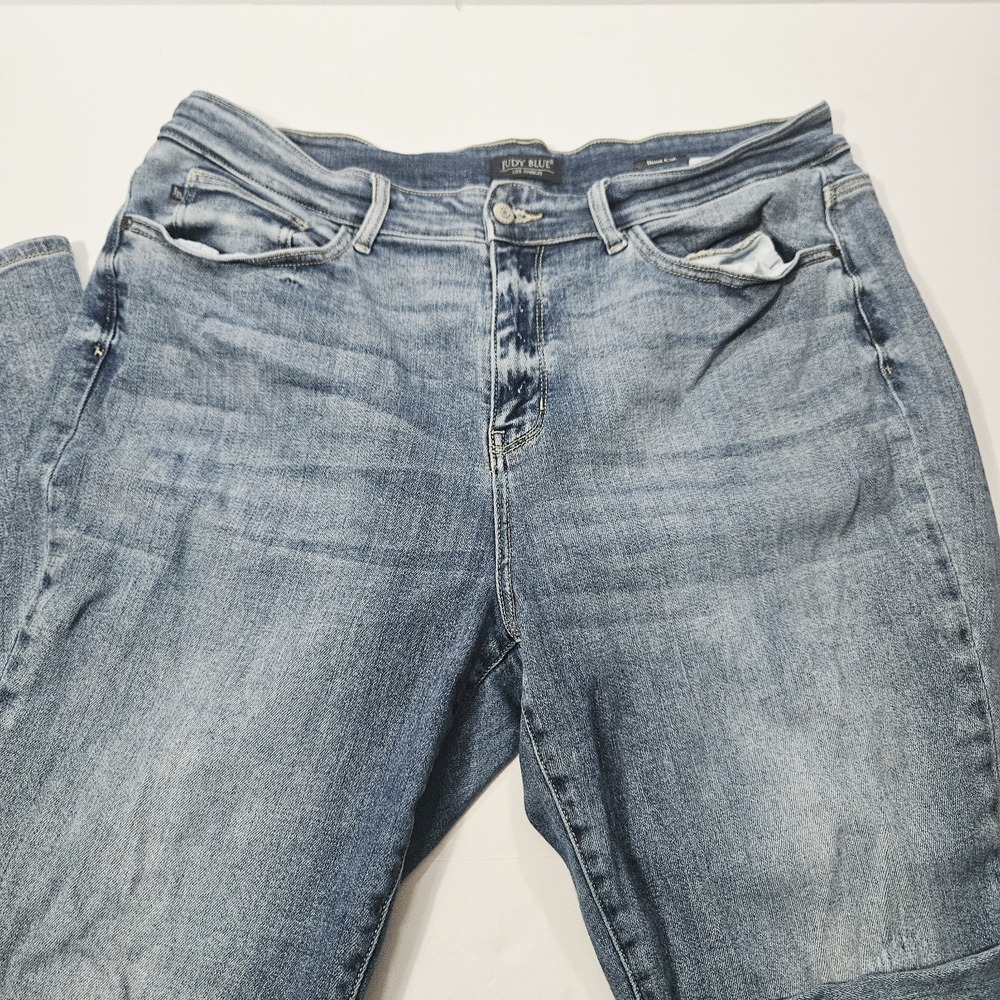 Judy Blue Los Angeles Women's Size 20W Jeans Boot Cut Blue Med Wash - Picture 4 of 7